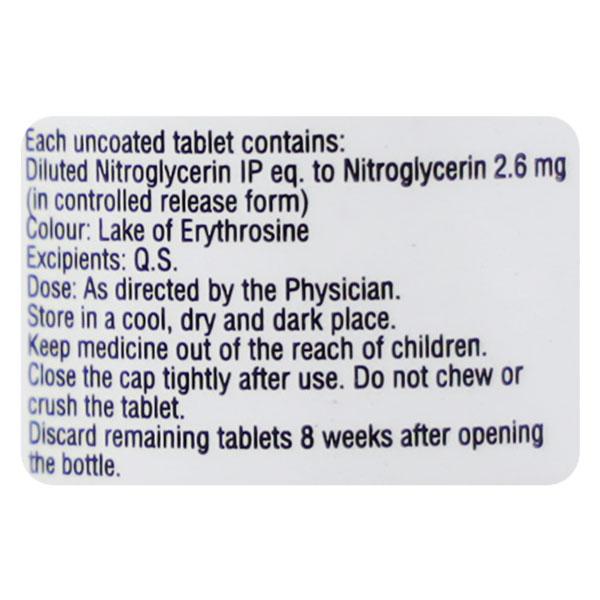 Monit Gtn 2.6mg Tablet 30'S - Global Surgicals
