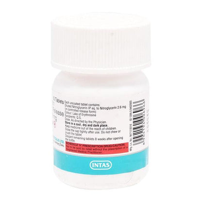 Monit Gtn 2.6Mg Tablet 60's - Global Surgicals