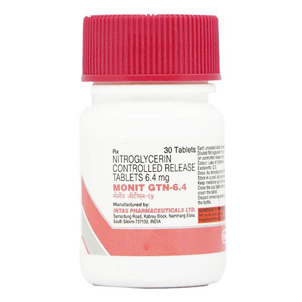 Monit Gtn 6.4mg Tablet 30'S - Global Surgicals