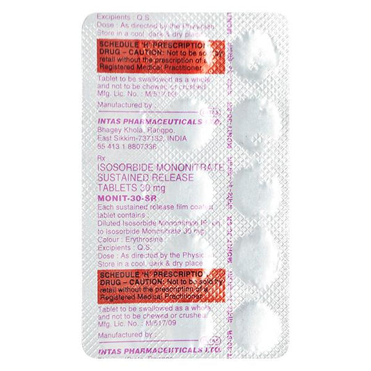 Monit SR 30mg Tablet 15'S - Global Surgicals