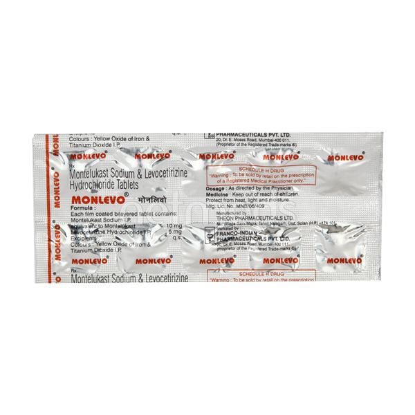Monlevo Tablet 10'S - Global Surgicals