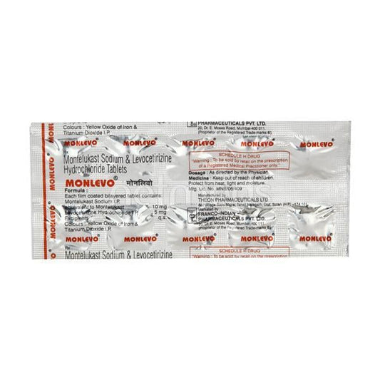 Monlevo Tablet 10'S - Global Surgicals