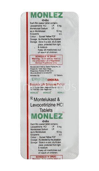 Monlez Tablet 10'S - Global Surgicals