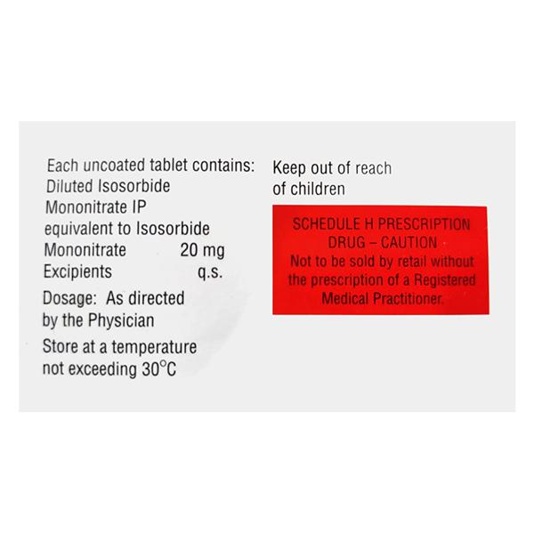 Mono Isordil 20mg Tablet 10'S - Global Surgicals