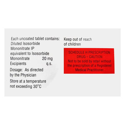 Mono Isordil 20mg Tablet 10'S - Global Surgicals