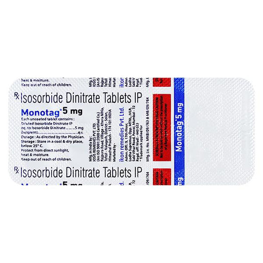 MONOTAG 5mg Tablet 10's - Global Surgicals