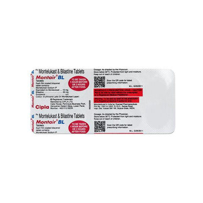 MONTAIR BL Tablet 10's - Global Surgicals