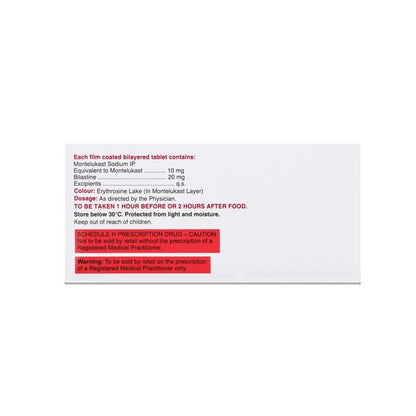 MONTAIR BL Tablet 10's - Global Surgicals