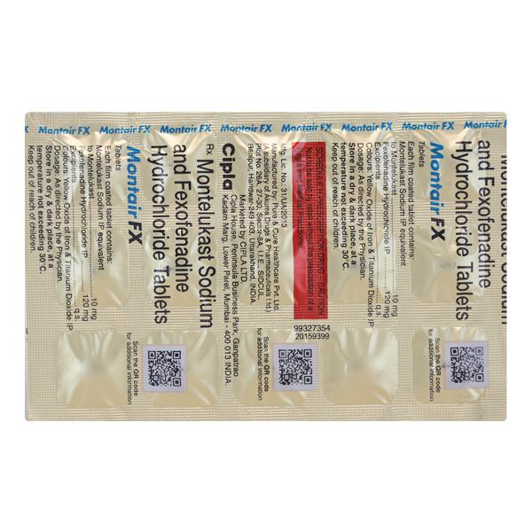 MONTAIR FX Tablet 15's - Global Surgicals