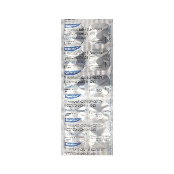 Montair LC Kid Dispersible Tablet 10'S - Global Surgicals