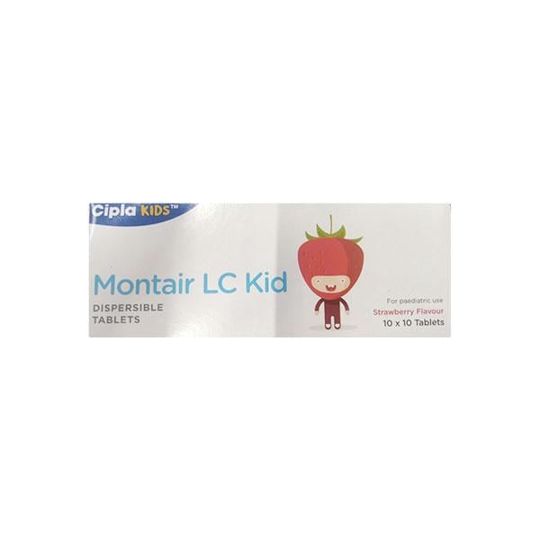 Montair LC Kid Dispersible Tablet 10'S - Global Surgicals