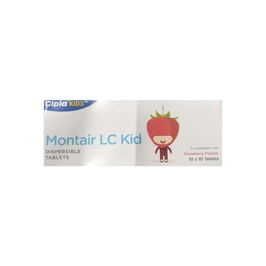 Montair LC Kid Dispersible Tablet 10'S - Global Surgicals