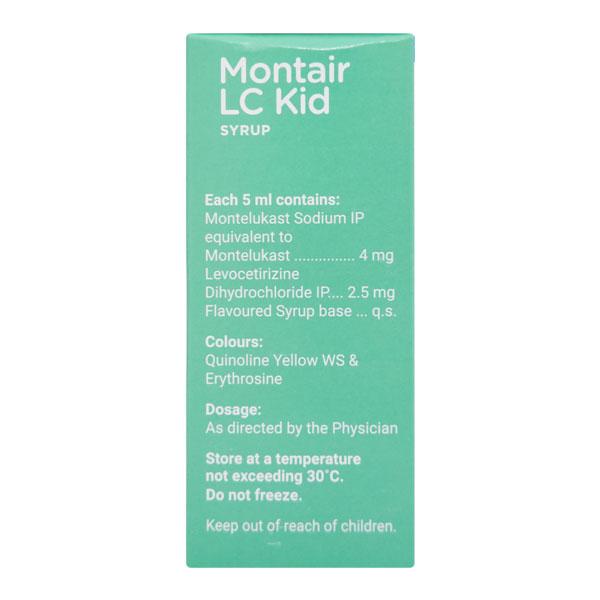 Montair LC Kid Syrup 60ml - Global Surgicals