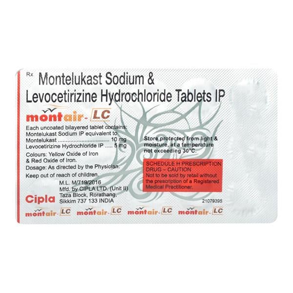 MONTAIR LC Tablet 15's - Global Surgicals