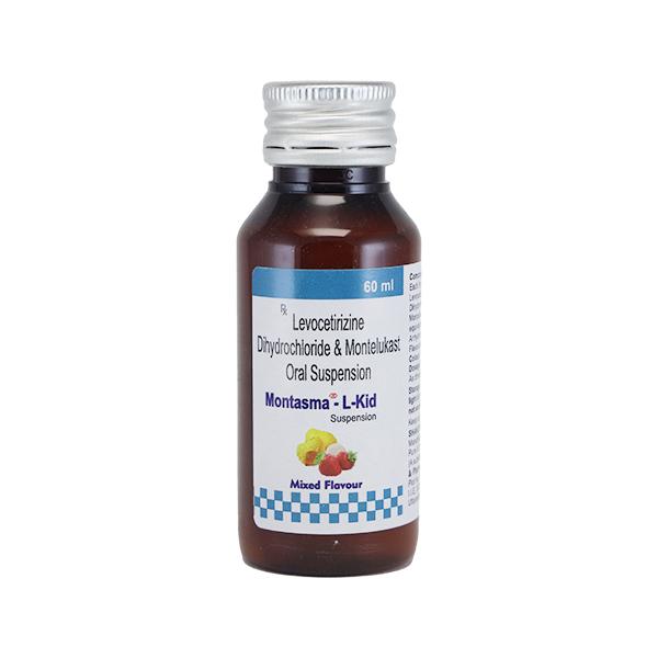 MONTASMA L KID Mixed flavour Oral suspension 60ml - Global Surgicals