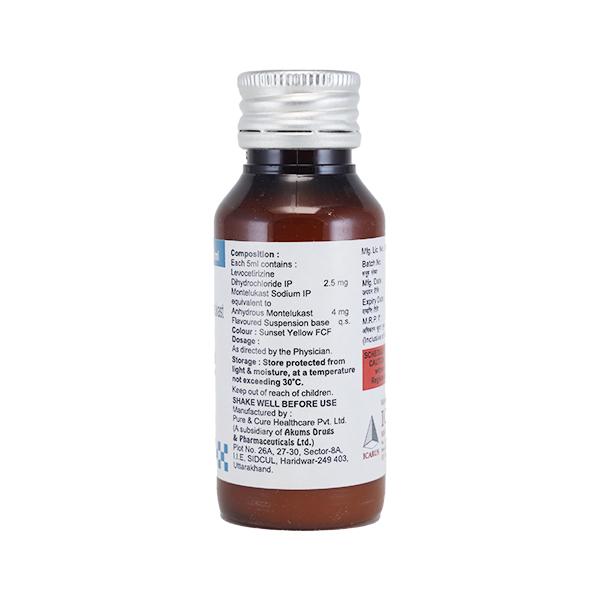 MONTASMA L KID Mixed flavour Oral suspension 60ml - Global Surgicals