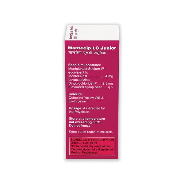 MONTECIP LC JUNIOR Syrup 60ml - Global Surgicals