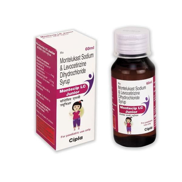 MONTECIP LC JUNIOR Syrup 60ml - Global Surgicals