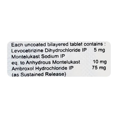 Montegress Xl Tablet 10's - Global Surgicals