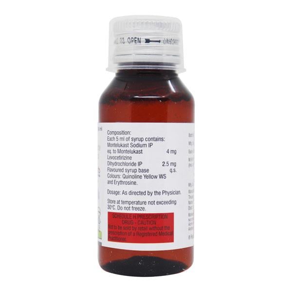Montek LC Kid Syrup 60ml - Global Surgicals
