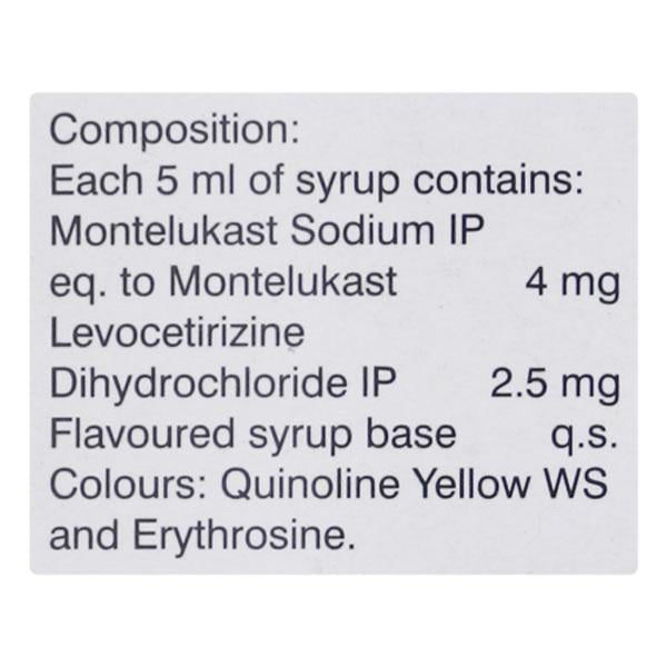 Montek LC Kid Syrup 60ml - Global Surgicals