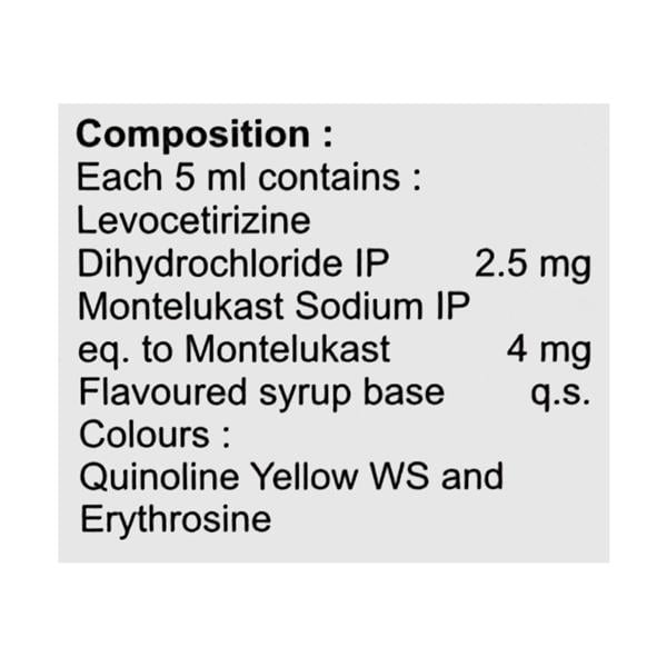 Montemac L Syrup 60ml - Global Surgicals