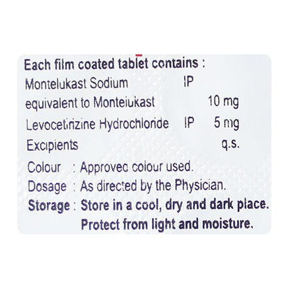MONTEPEX L Tablet 10's - Global Surgicals