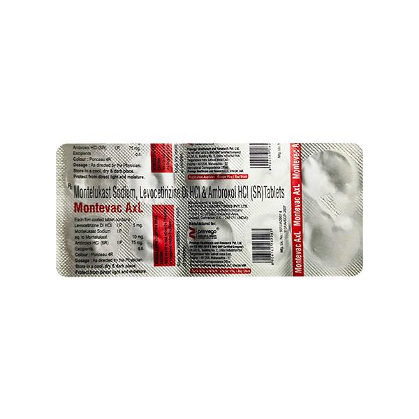 MONTEVAC AXL Tablet 10's - Global Surgicals