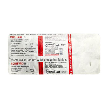 MONTEVAC D Tablet 10's - Global Surgicals