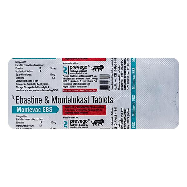 MONTEVAC EBS Tablet 10's - Global Surgicals