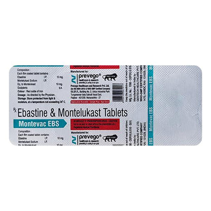 MONTEVAC EBS Tablet 10's - Global Surgicals
