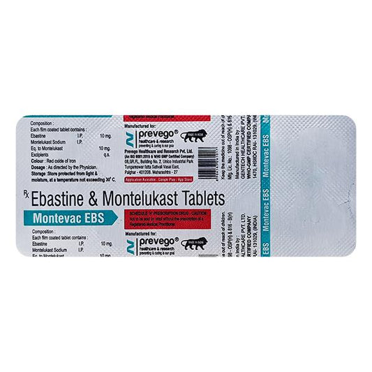 MONTEVAC EBS Tablet 10's - Global Surgicals