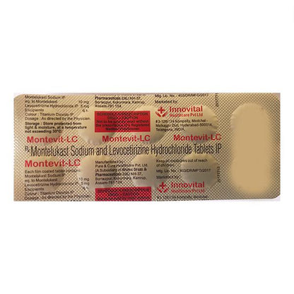 MONTEVIT LC Tablet 10's - Global Surgicals