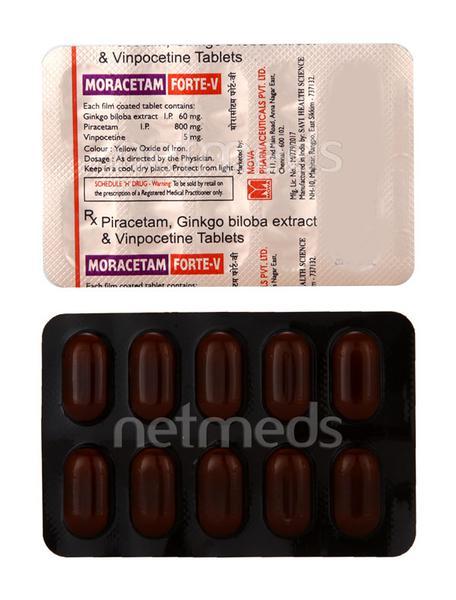 Moracetam Forte V Tablet 10'S - Global Surgicals