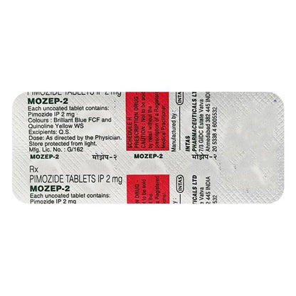 Mozep 2mg Tablet 10'S - Global Surgicals