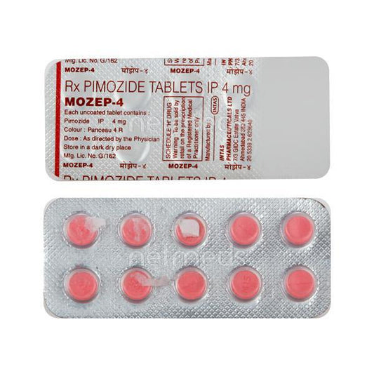 Mozep 4mg Tablet 10'S - Global Surgicals