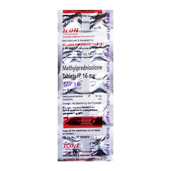 MP 16mg Tablet 10'S - Global Surgicals