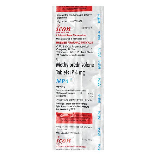 MP 4mg Tablet 10'S - Global Surgicals
