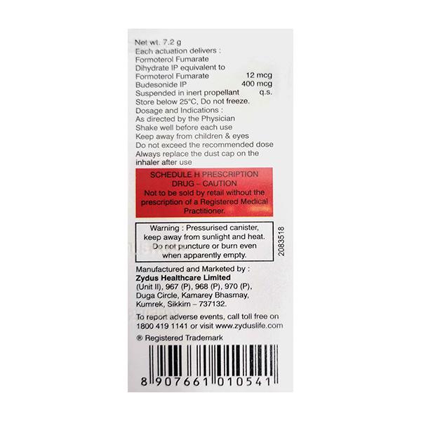 FORMONIDE FORTE WITH DOSE COUNTER Inhaler 120md