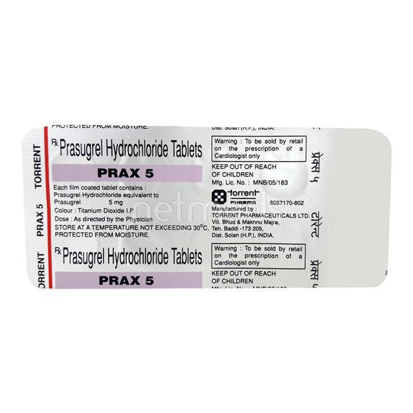 Prax 5mg Tablet 10'S