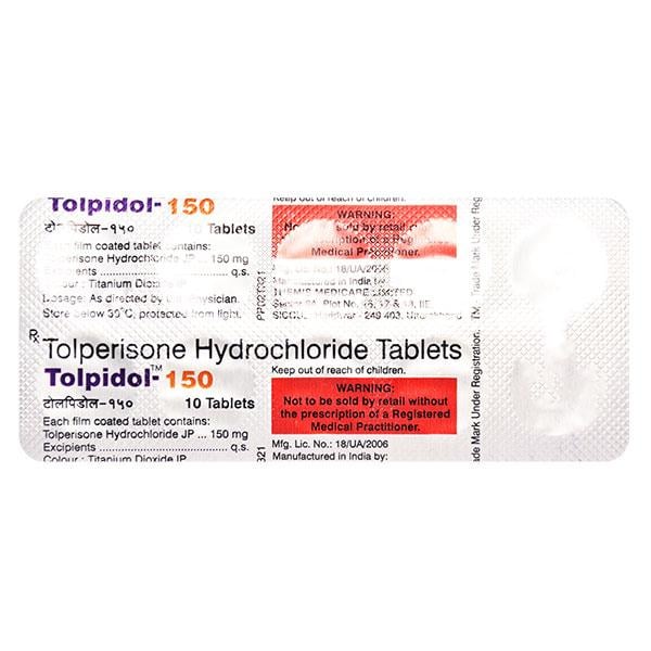TOLPIDOL 150 Tablet 10's