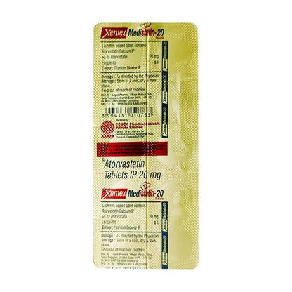 MEDISTATIN 20 Tablet 10's
