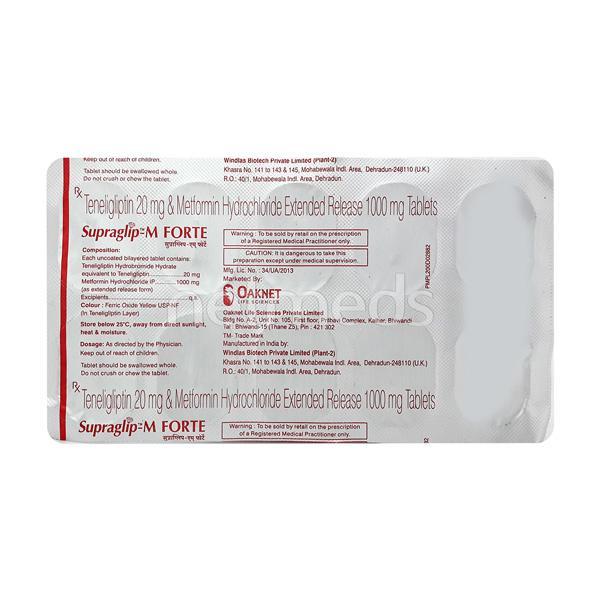 Supraglip M Forte Tablet 10'S