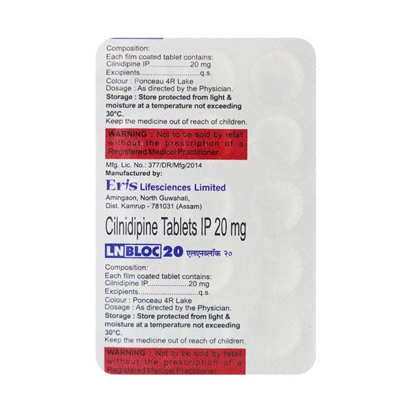 LNBLOC 20 Tablet 15's