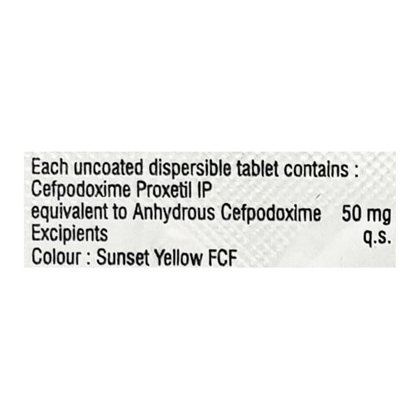 Gudcef 50mg Tablet 10'S
