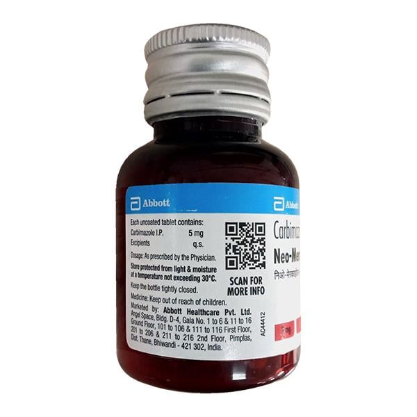 NEO MERCAZOLE 5 Tablet 130's