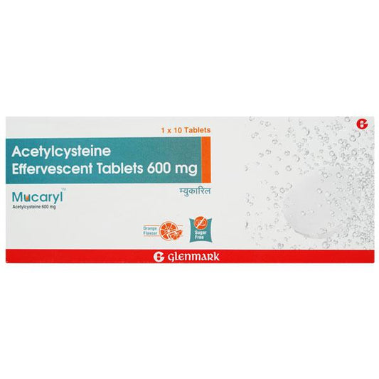 Mucaryl 600mg Tablet 10'S - Global Surgicals