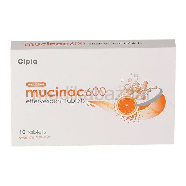 Mucinac 600mg Tablet - Global Surgicals
