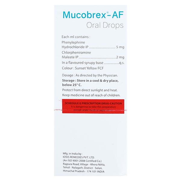 MUCOBREX AF Oral Drops 15ml - Global Surgicals