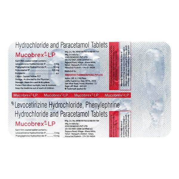 MUCOBREX LP Tablet 10's - Global Surgicals